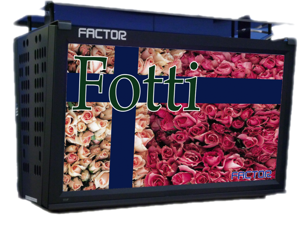 表示装置FOTTI（フォッティ）の筐体写真